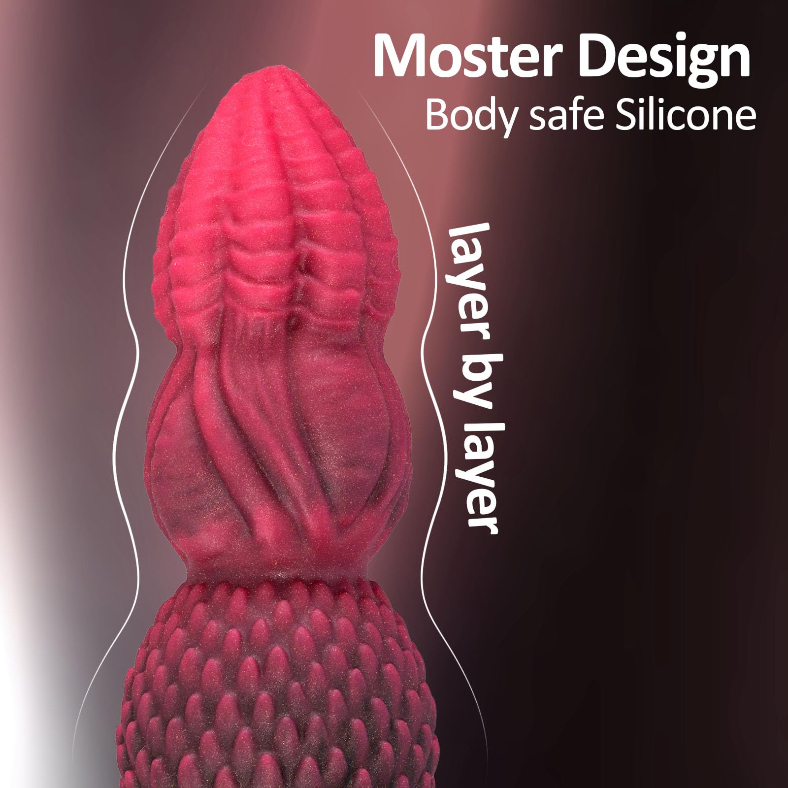 8.6cm diametro énorme épais gode, 29cm monster fantasy 3 festival gode, XXL rose rouge anale perle prostate adulte sex toys g-point homme gay femme avec ventouse