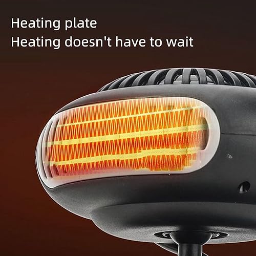 Miniatura 5 de Calentador de espacio inteligente portátil de 170 W, 2 temperaturas, calentador eléctrico silencioso para 48 11 1820 18 V, batería de iones de litio