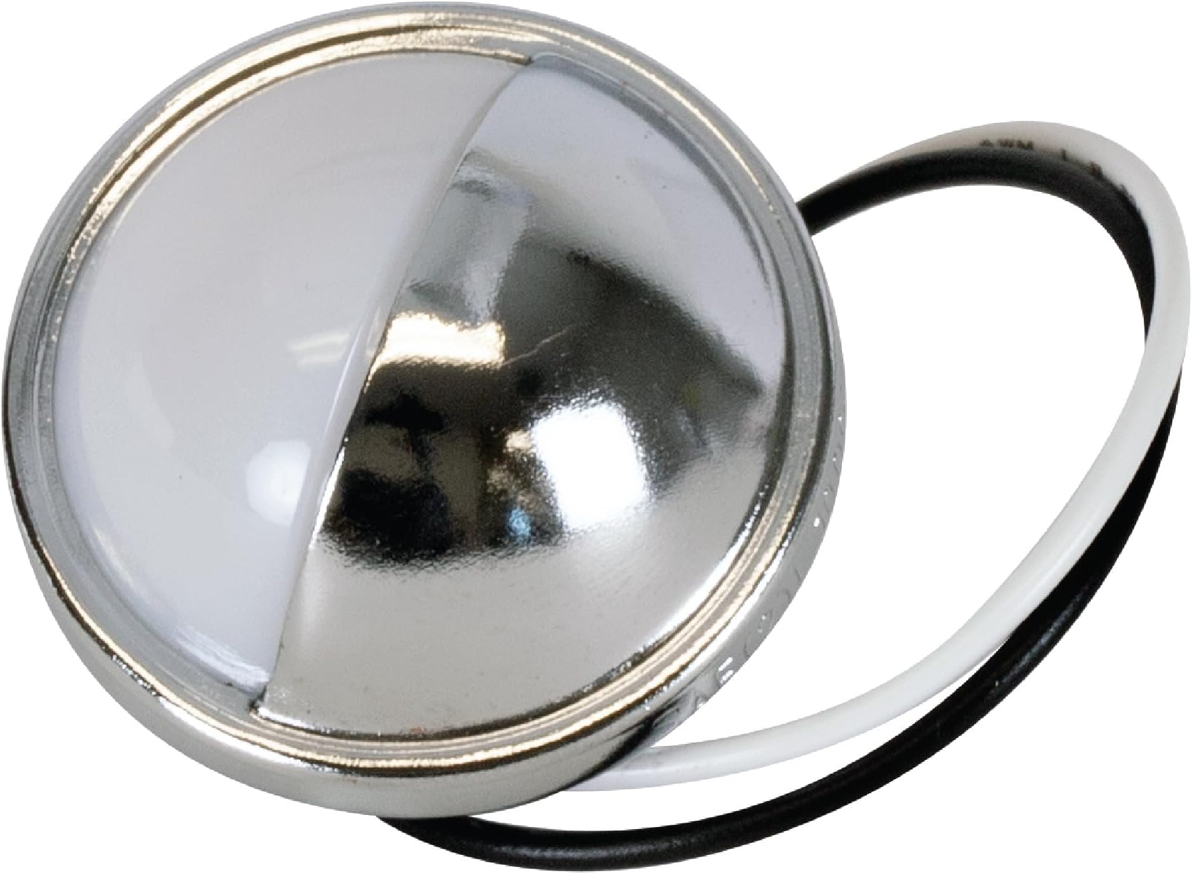Blazer International B165 LED Round Snap-In Mount License Plate/Utility Light, Waterproof & Shock Resistant 12V Light Lamp for Car, Trucks, SUV, Trailers, Van, RV and Boats