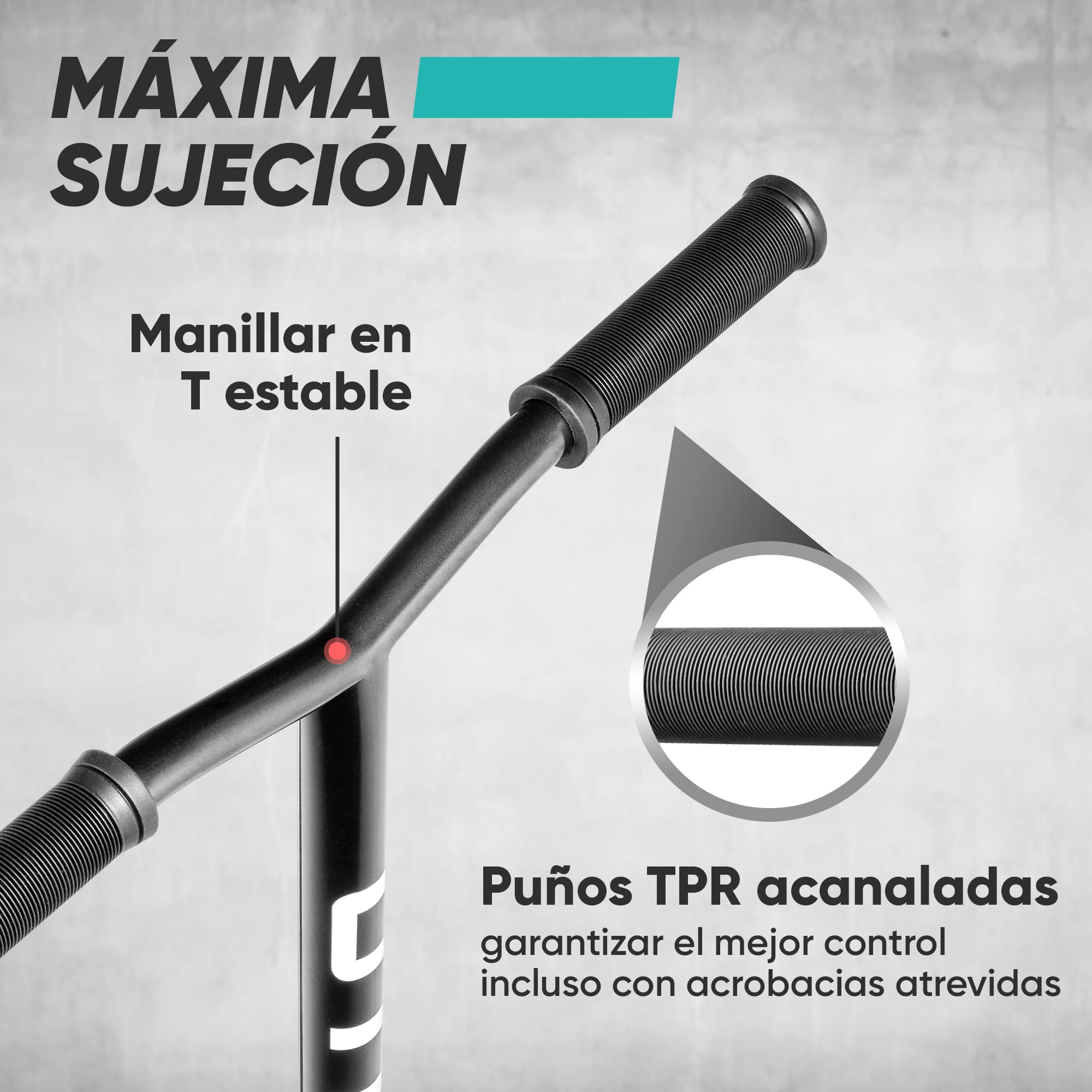 Apollo Star Pro – Patinete para Trucos Profesional Anodizado, Cojinetes ABEC 9, Ruedas de 100 mm con Núcleo de Aluminio – Patinete Saltos – Patinete Acrobacias Niño y Adolescente