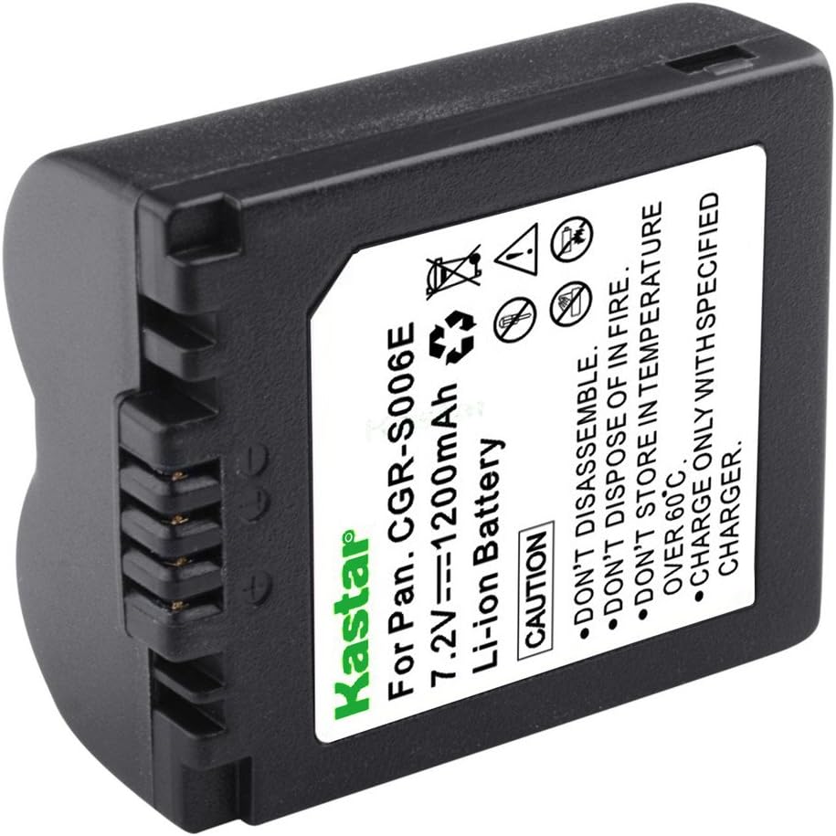 MTB MORE ENERGY 2x CGA-S006 Akku für Panasonic Digitalkameras CGA-S006
