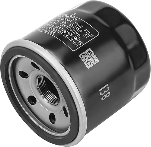 Miniatura 6 de Paquete de 2 filtros de aceite Yerbay compatibles con motocicleta para Suzuki LTF500 F Quadrunner 1998-2002  LTF500F Vinson 4X4 500 2002-2007