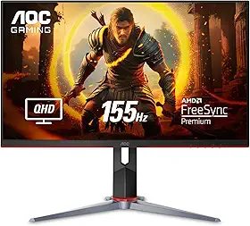 Monitor Gamer AOC HERO QUAD 27' 155Hz QHD 1440p 1ms AMD FreeSync Q27G2