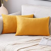 Vista 51 de EMEMA Paquete de 2 fundas de almohada de terciopelo, decorativas, cuadradas, suaves, sólidas, para sofá, dormitorio, silla o automóvil, 18 x 18 Gris