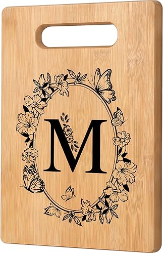 Personalized Cutting Board, Initial Birthday Gifts for Women Wedding Gifts