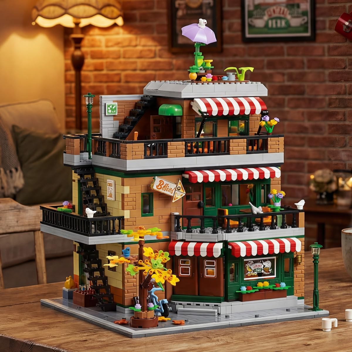 Modular Coffee Shop Central Bean Building for Adults 3570pcs Barweer 102 image 5