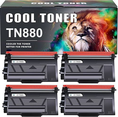 TN880 TN-880 TN 880 Cartucho de tóner compatible con Brother TN880 Cartucho de tóner negro de alto rendimiento para impresora HL-L6200DW MFC-L6700DW