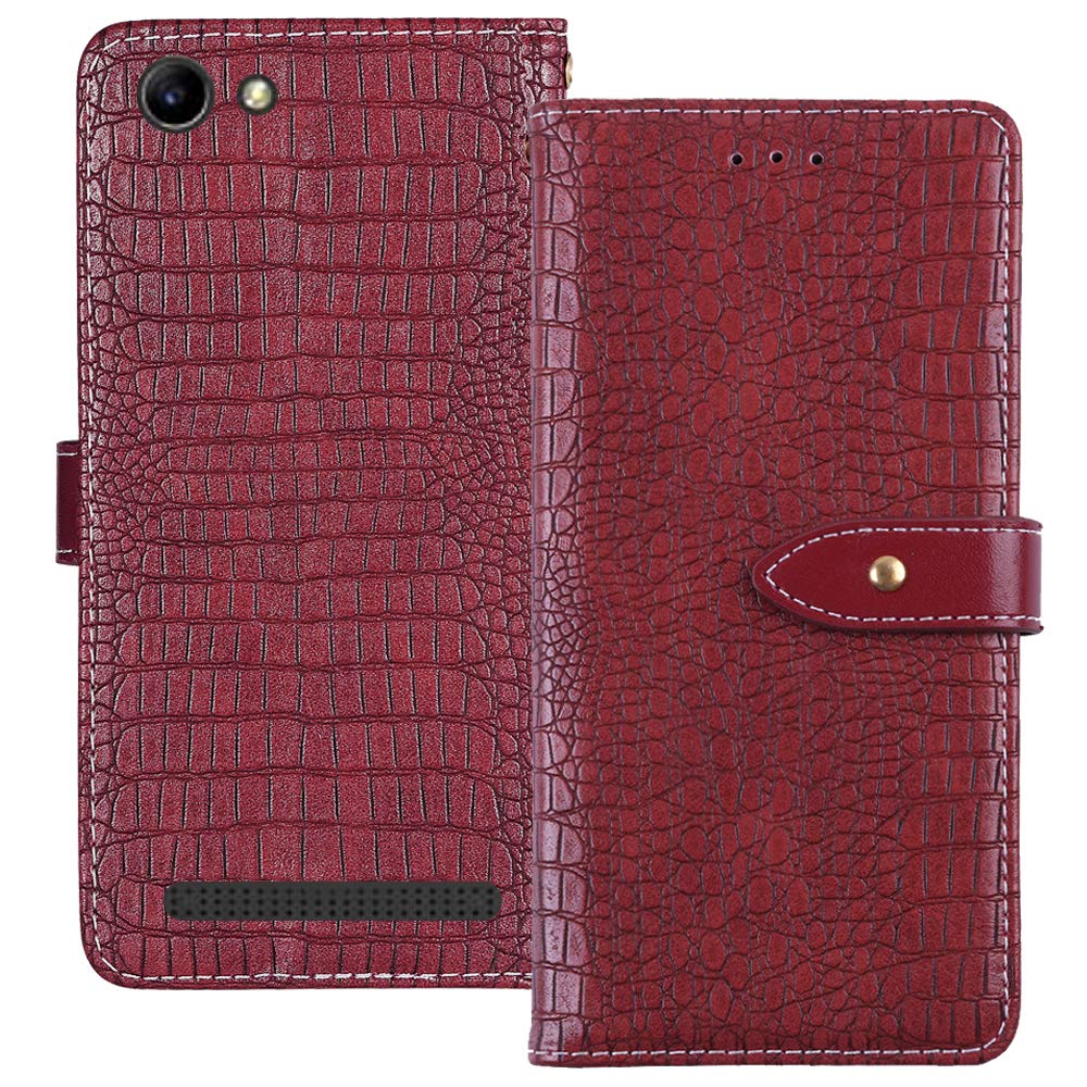 YLYTShockproof - Black Flip Leather Luxury Cover With Stand Wallet Case For iVooMi Me3 5.2 inch Card Slots Skin