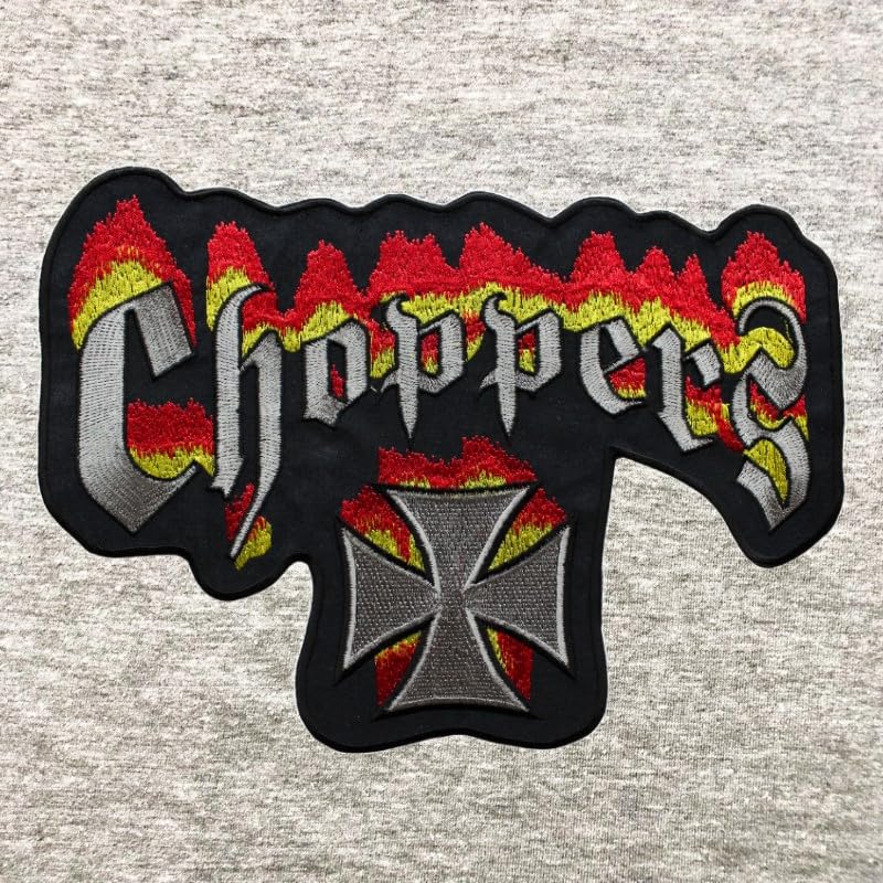 Patch brodé Choppers grand format écusson pour veste de motard