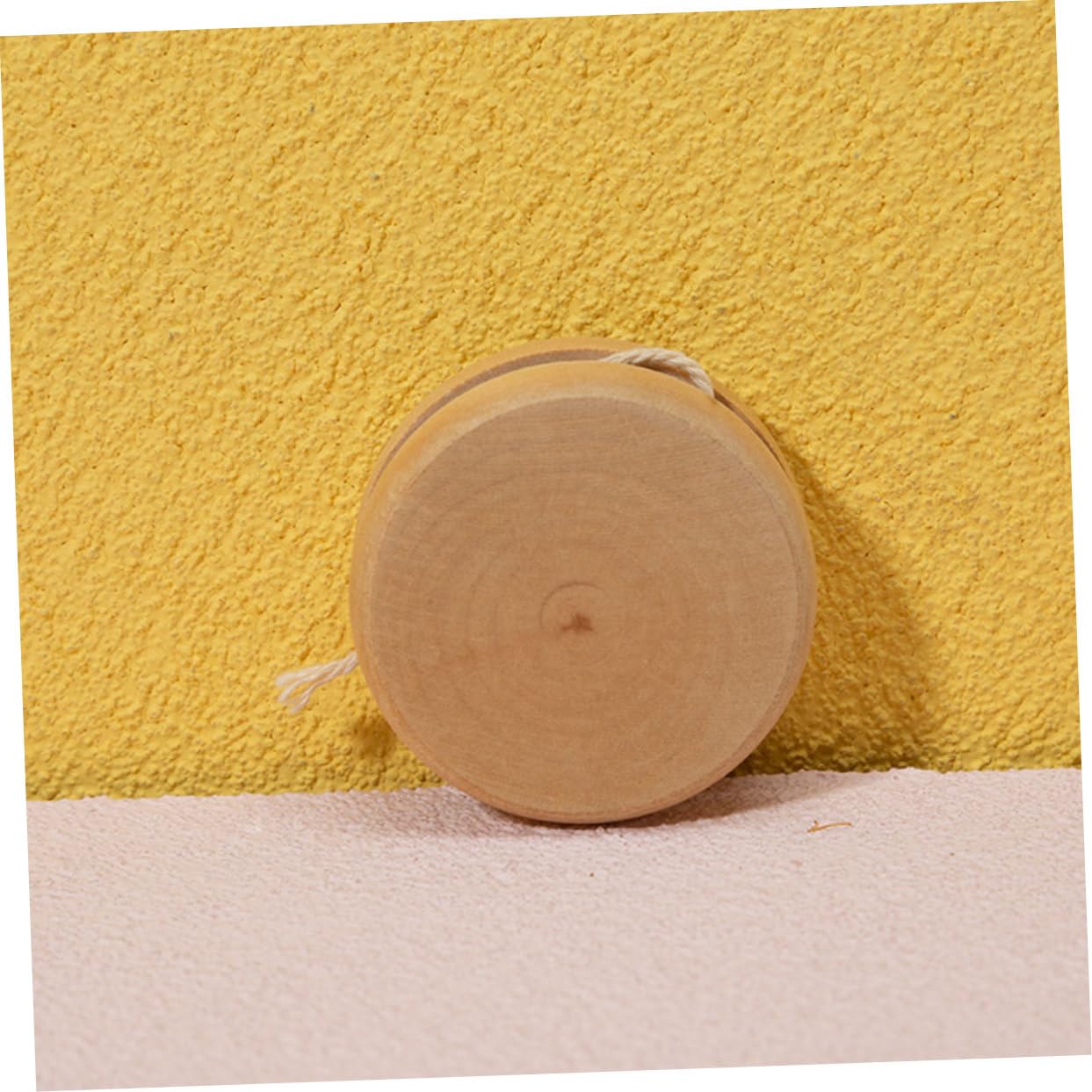 Kisangel 3sets Lovely Yo-yo Balls Wooden Fingertip Toy Outdoor Play for Boys and Girls 5pcs*3