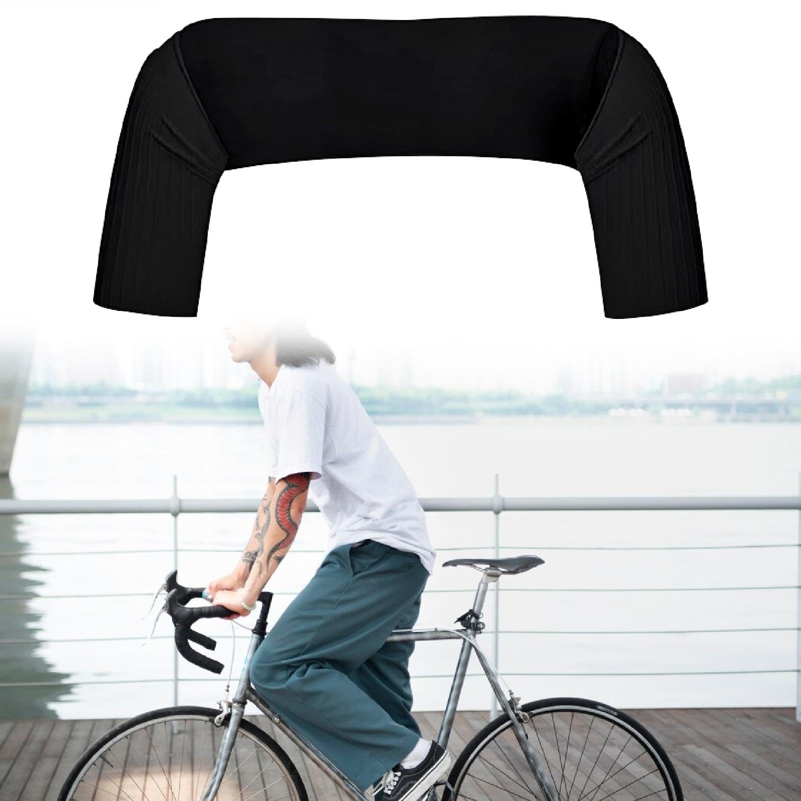 Fahrrad-Ärmelhülle, Radsport-Überzug, tragbar, Sommer, schnelltrocknend