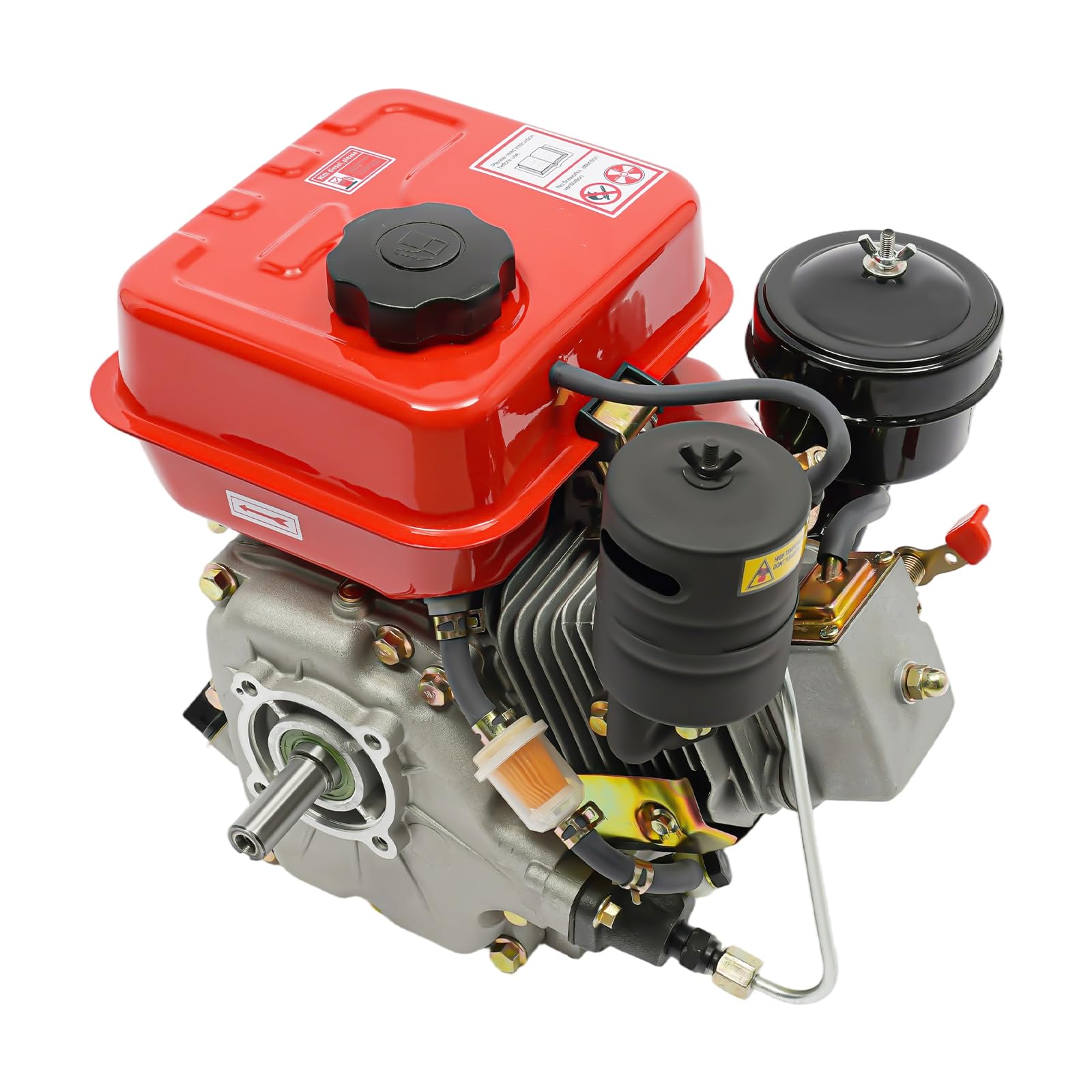 Moteur diesel à 4 temps, 196 cc, monocylindre, vitesse de 1650 à 3800 tr/min, avec système de refroidissement à air pour jardin, agriculture et transport, aluminium moulé sous pression