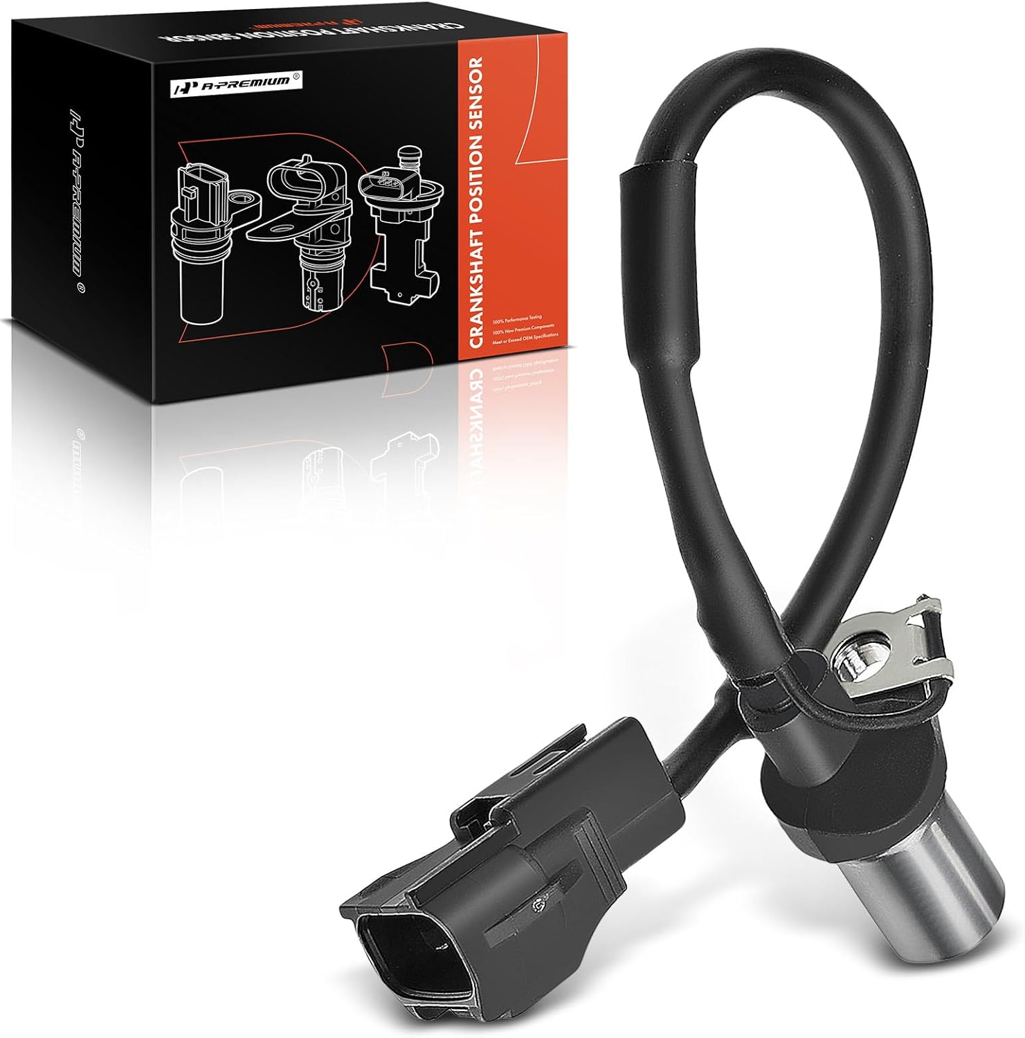 A-Premium Engine Crankshaft Position Sensor Compatible with Lexus GS300 1996-2005 IS300 2001-2005 SC300 1992-2000 & Toyota Supra 1996-1998 L6 3.0L, Replace# 9091905023