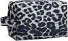 Makeup Bag For Women - Soft and Warm Material Cosmetic Bags Leopard Print Design Ladies Tote Bag,Womens Pencil Case Makeup Organizer with Zipper for women travel essentials White