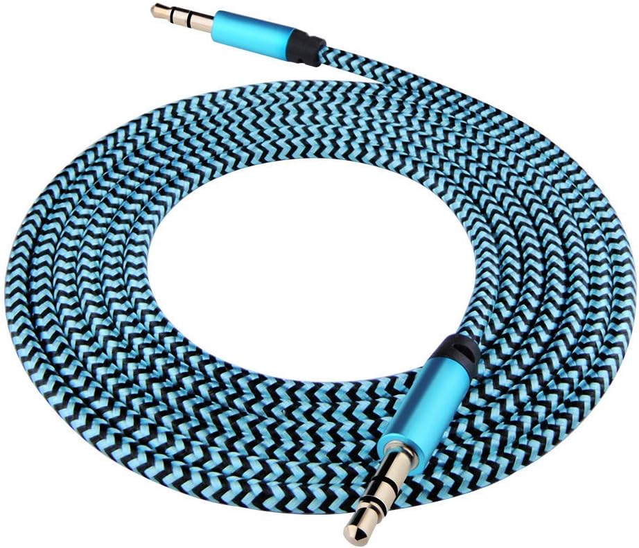 AUX Cord for Car, 6 Pack 3.5mm Auxiliary Audio Cable, Braided Stereo AUX Chords Compatible Headphone Car, iPhone, iPod, iPad, Samsung Galaxy, HTC, LG, Google Pixel, Tablet & More : Electronics