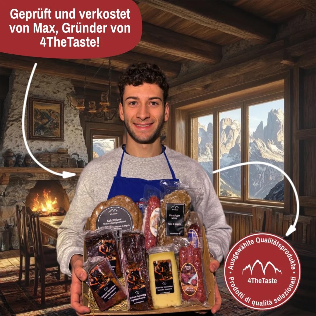 Salami Degustationspaket – Südtiroler Spezialitäten Paket – verschiedene Salami Sorten handwerklich hergestellt & traditionell veredelt