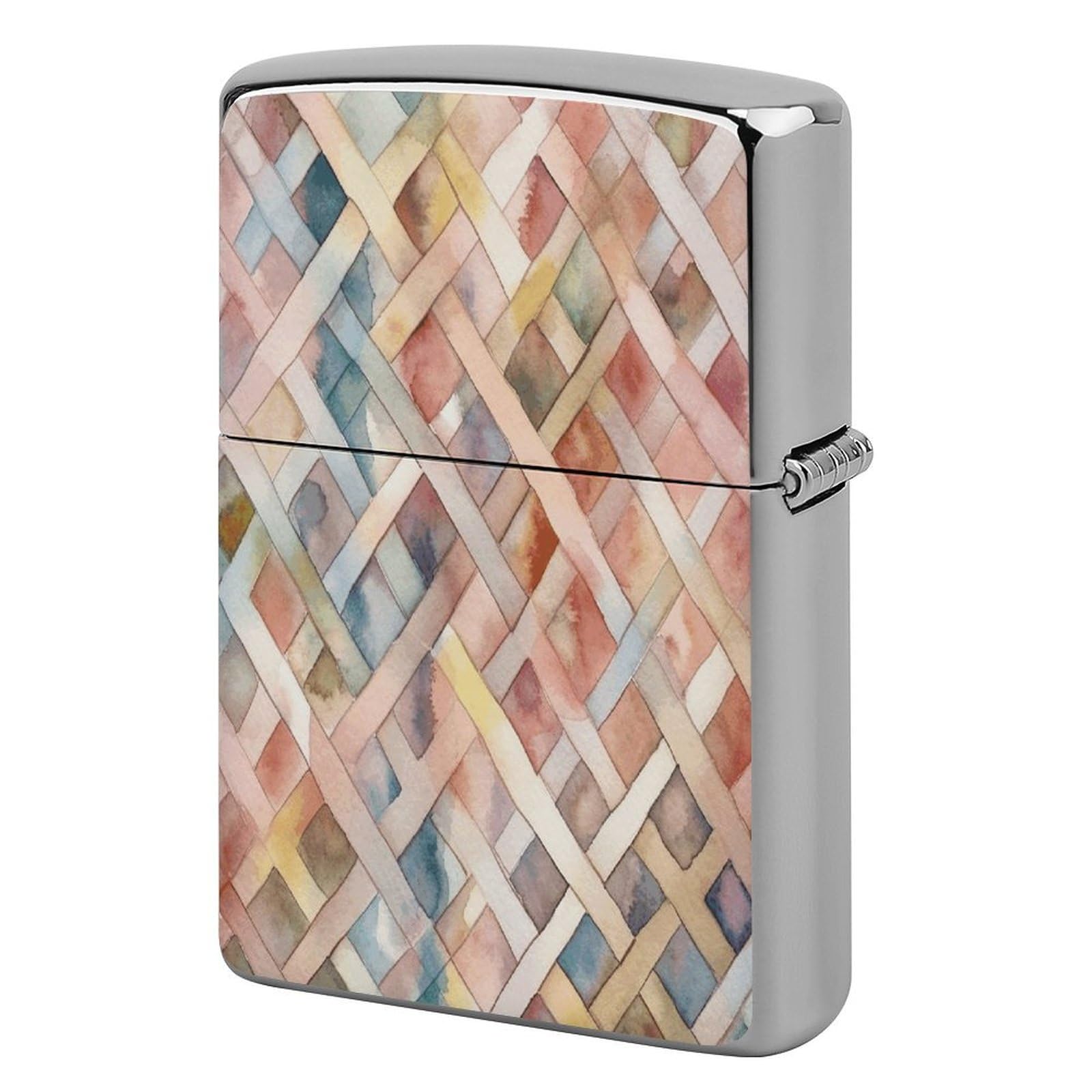 Fekiloot Style Multicolor Art Lighter Case Cover Metal Lighter Case