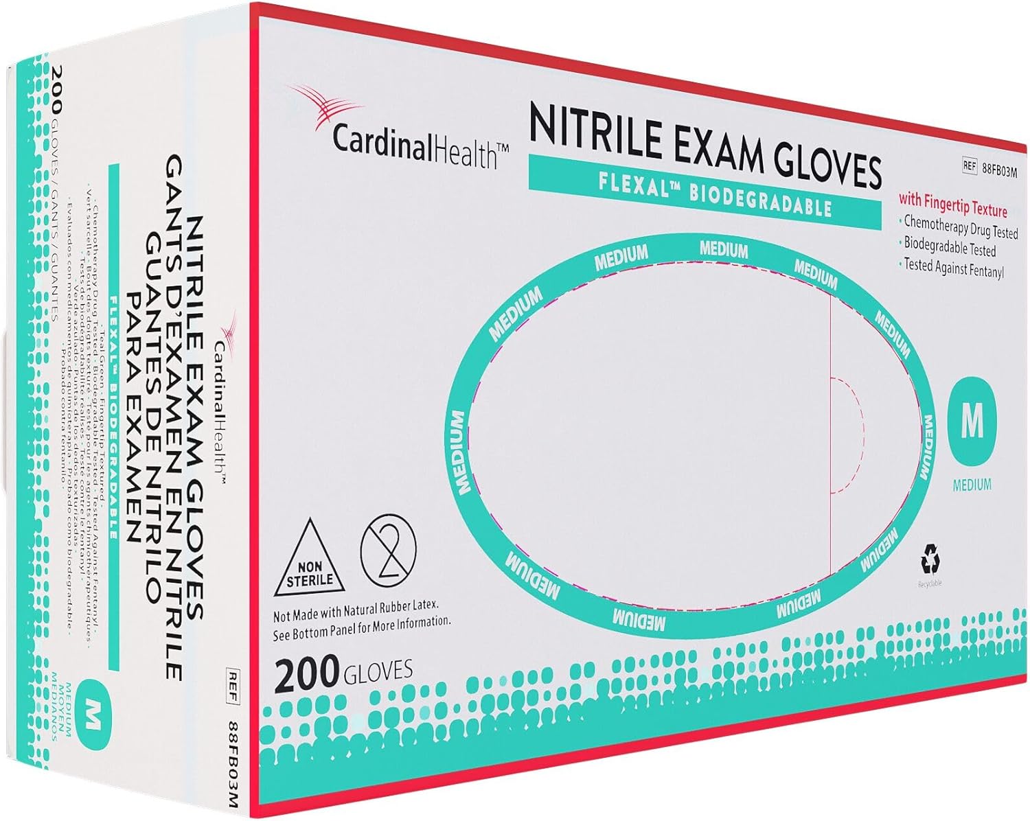 Cardinal Health™ Flexal™ Nitrile Biodegradable Glove