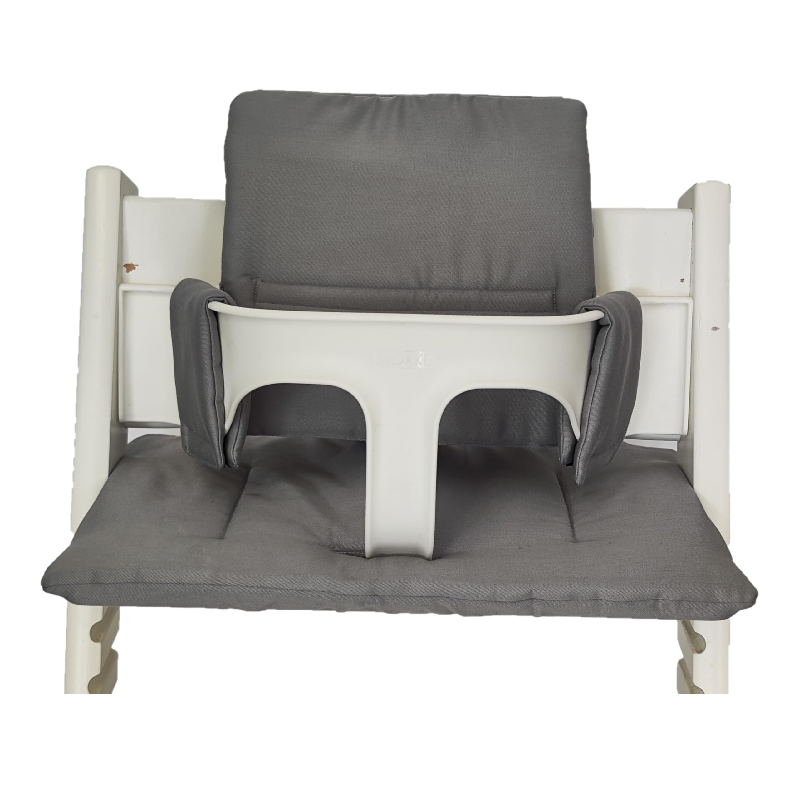 Shabany® Hochstuhl Sitzkissen 100% Bio Baumwolle | Classic Kissen Sitzbezug | Hochstuhlauflage | 2-teilig passend für Stokke Tripp Trapp Kinderhochstuhl |maschinenwaschbar | einfache Befestigung