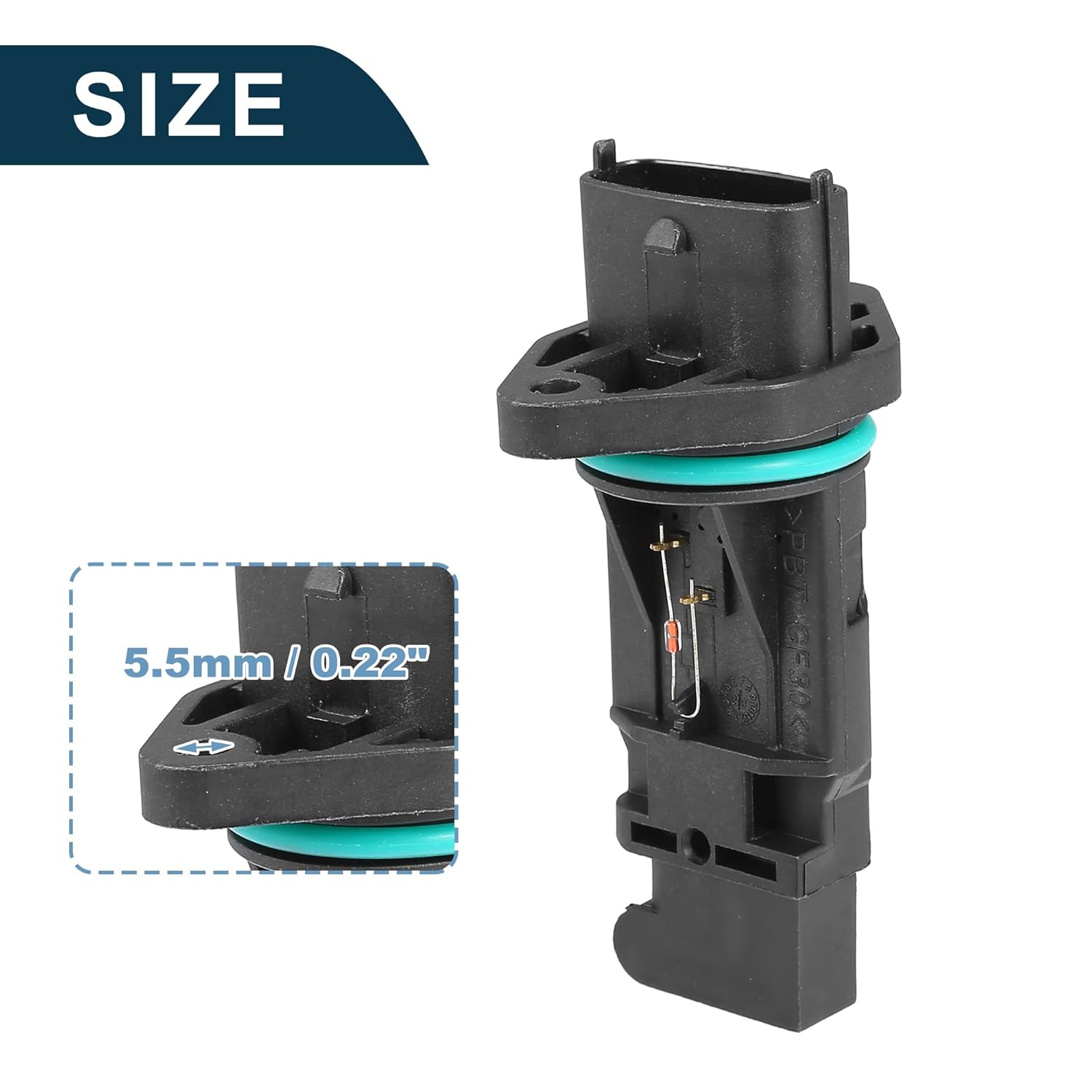 Mass Air Flow Sensor Meter Durable | MAF Sensor for Volvo S60 2001-2009 No.8670112 1 Pcs