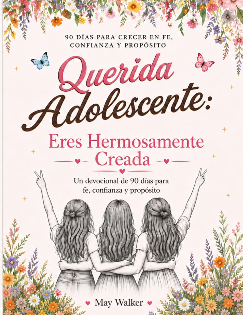 Querida Adolescente: Eres Hermosamente Creada: Un devocional de 90 días para chicas adolescentes sobre fe, autoestima, amistades y crecimiento personal