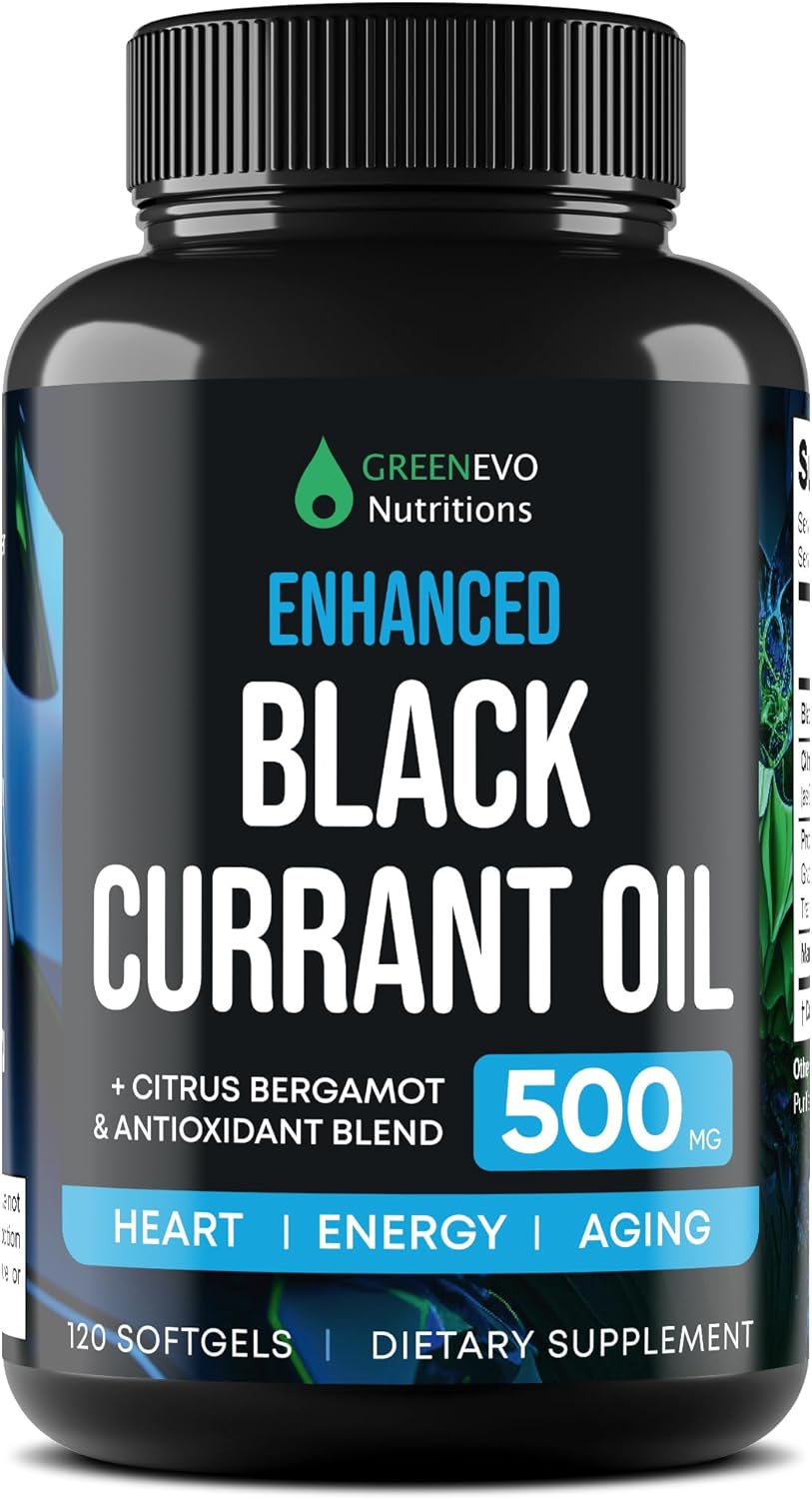 GREENEVO Nutritions Organic Black Currant Oil Capsules