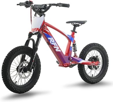 RFN 36V Kids Electric-Dirt-Bike 3-Speed Jump Bike Lightweight Aluminum Frame Electric Bike, 15.5 mph Max Speed, 13.7-Mile Range for Ages 4-8