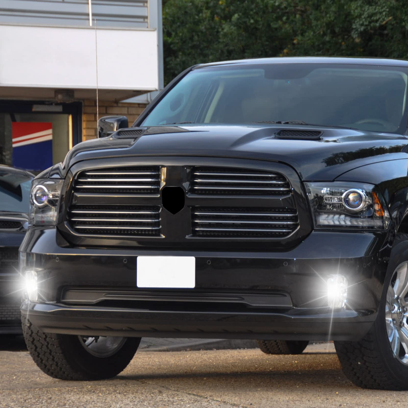 LED-Nebelscheinwerfer Frontstoßstange Nebelscheinwerfer für Dodge Ram 1500 2013 2014 2015 2016 2017 2018 (1 Paar)