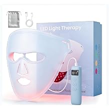 Red Light Therapy Mask for Face, Portable LED Face Mask, Full 3D Coverage