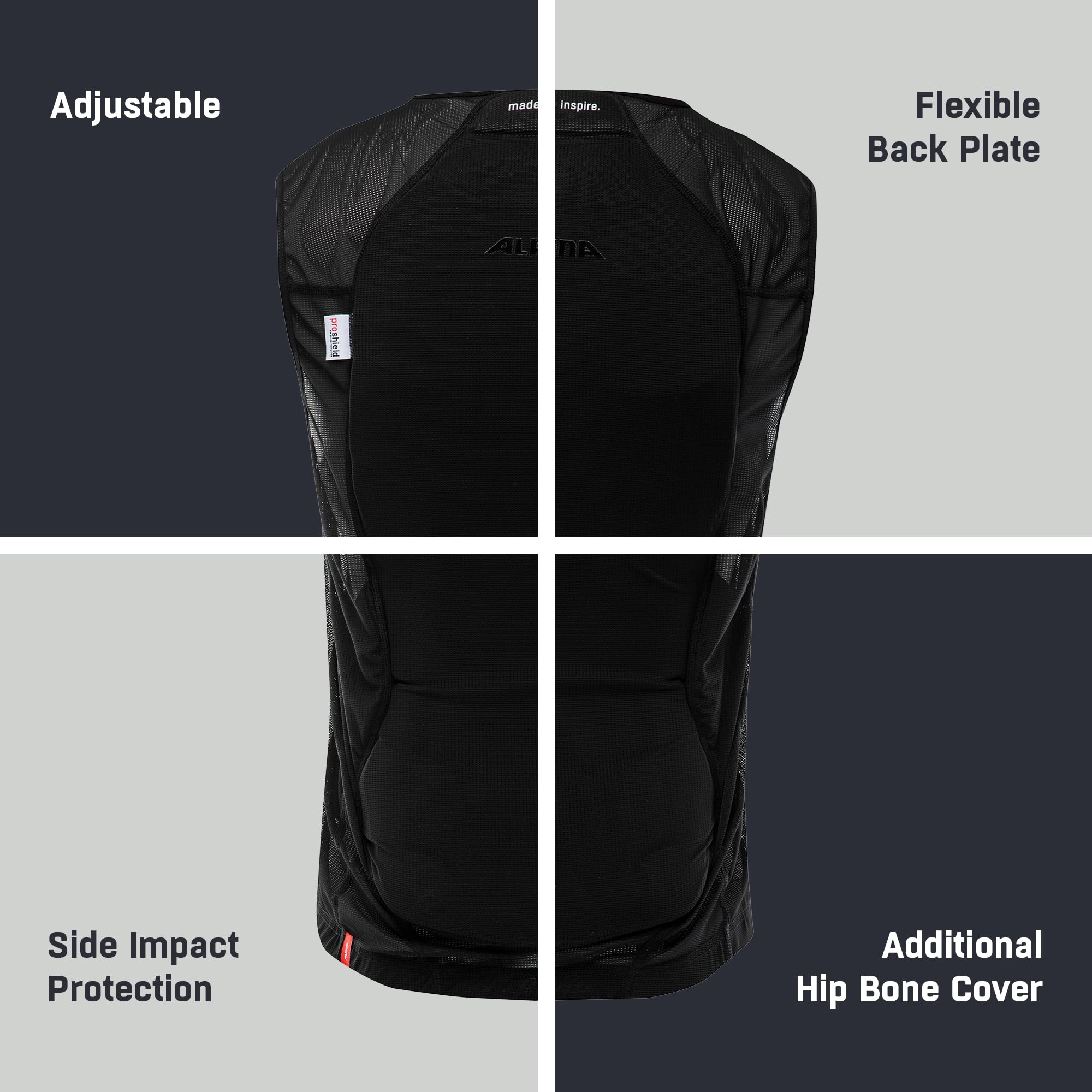 ALPINA Proshield Men Vest Protectores, Hombre