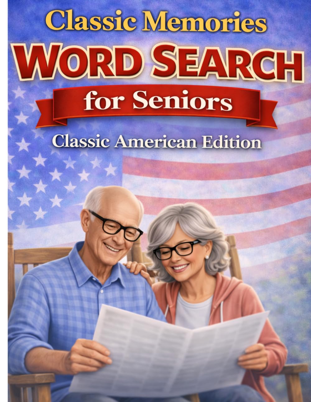 Classic Memories Word Search for Seniors - Classic American Edition