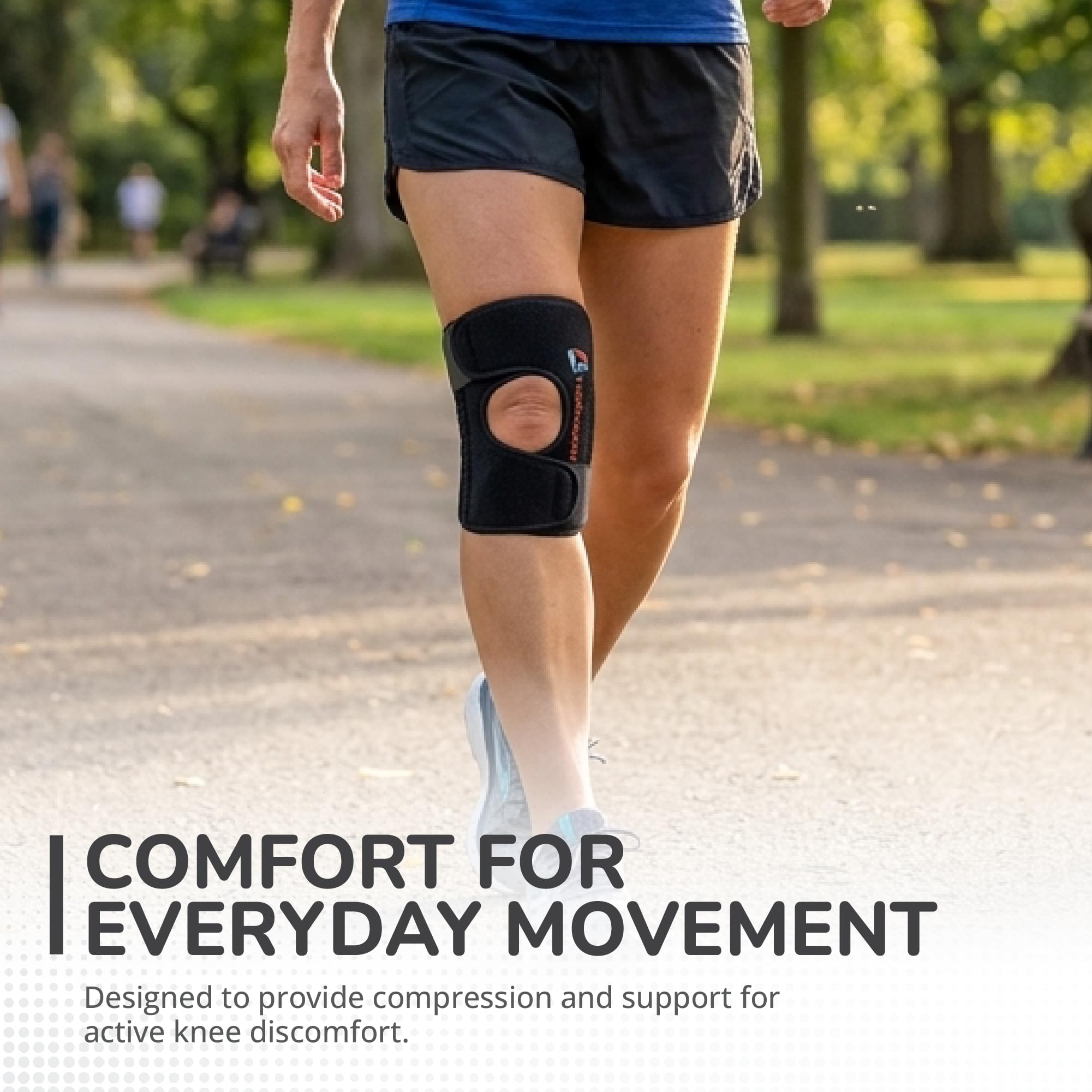 Thermoskin Sportowy stabilizator kolana, czarny