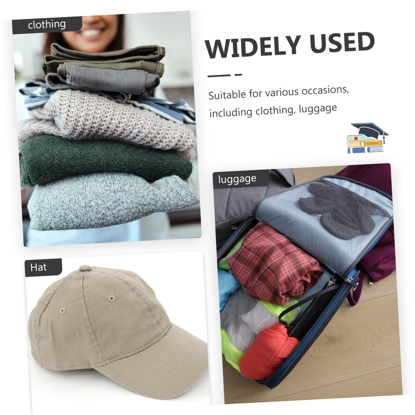 Cinta de Gancho y Bucle Nylon Resistente para Coser Ropa y Bolsos, 2 Rollos de 25 Metros y Cosido sin Costuras para Proyectos de Bricolaje y Manualidades