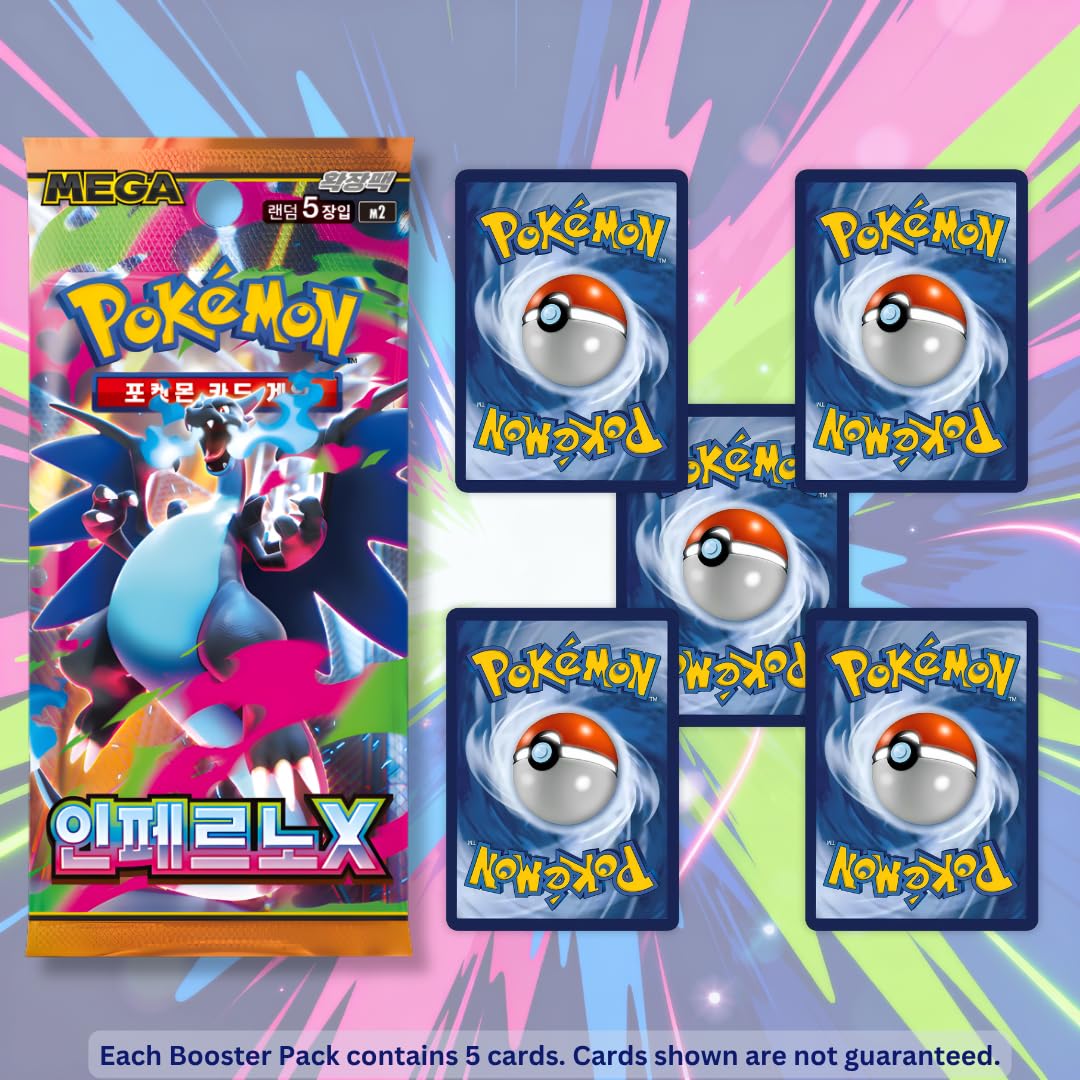 Phantasmal Flames Inferno X Korean Booster Box | TCYM Authenticated |  Pokemon Phantasmal Flames | Korean Pokemon Cards