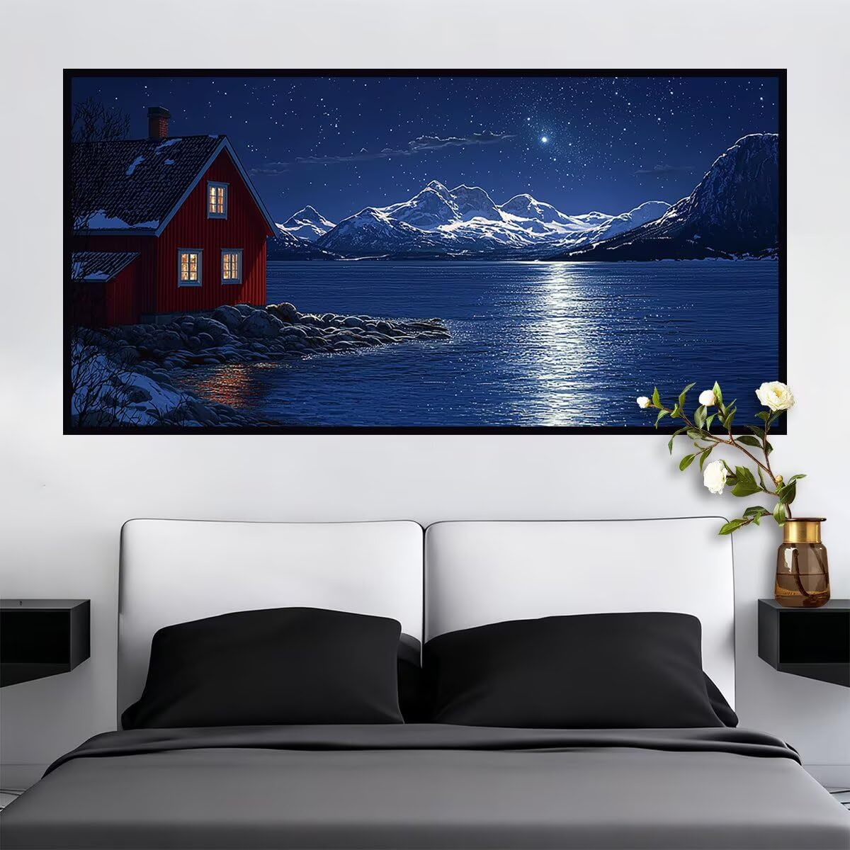 Zestawy artystyczne z diamentami oceanicznymi dla dorosłych, 120 x 60 cm, duża kabina do malowania diamentami, DIY, duże zestawy artystyczne, rękodzieło dla dorosłych, 5D, pełne wiercenie, malarstwo