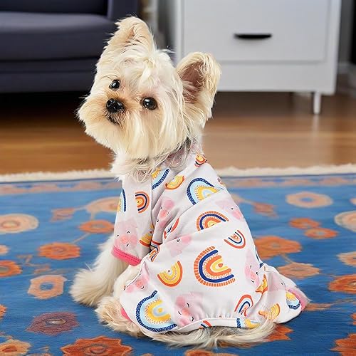 Miniatura 4 de Pijamas para perros, pijamas rosas para perros, trajes de primavera para perros, pijamas de verano para mascotas, ropa para perros pequeños y
