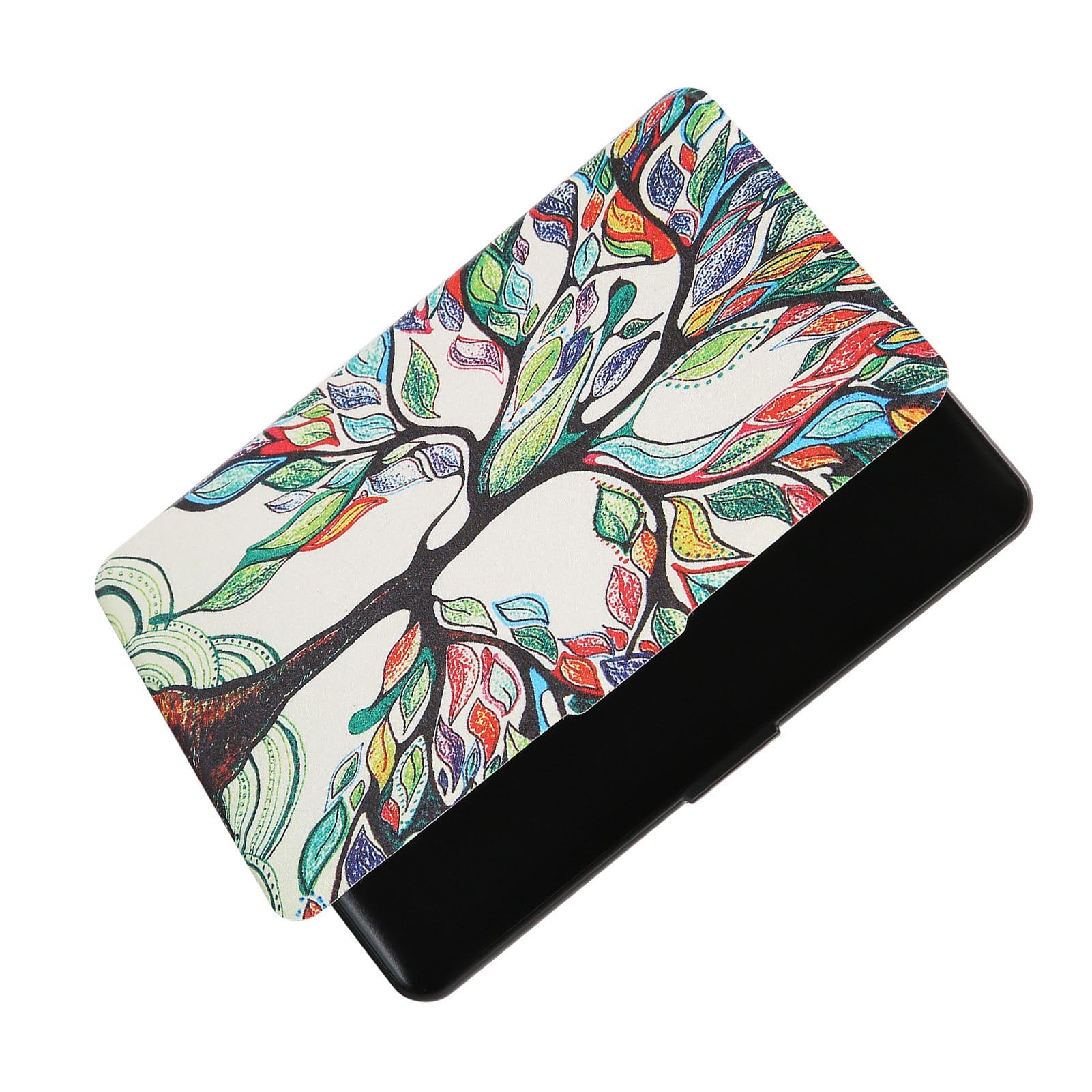 CHICIRIS Funda protectora de piel sintética para lector electrónico Paperwhite123, diseño elegante para entusiastas de la lectura, ligera y portátil para cualquier lugar (árbol del amor)