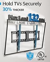 Vista 2 de Tilt TV Wall Mount Fits 16-24" Studs, Holds 37-82" TVs up to 132 lbs, Max VESA 600x400mm - by USX STAR