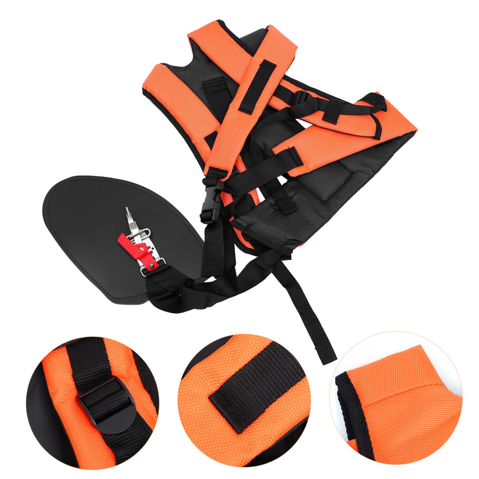 2piezas para Cortacésped Cinturón De Hombro Diseño Ergonómico Acero Inoxidable
