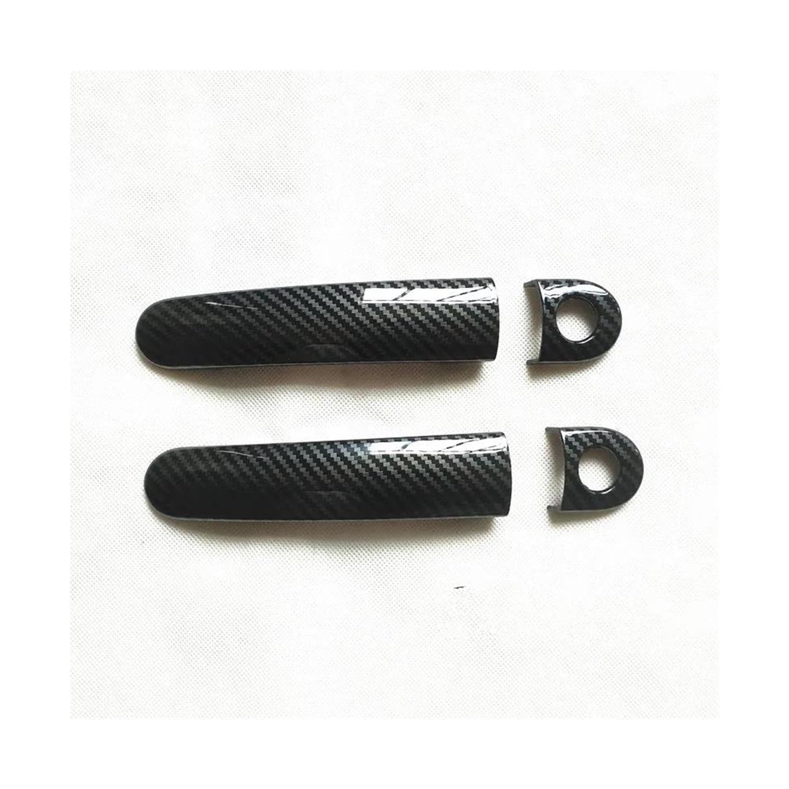 NVNZMFPPW Handles Covers Plastic Imitation Carbon Fiber for TT 8j 8n MK1 MK2 RS Accessories Door Handle Cover Trim(2DK-2)