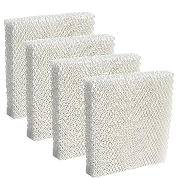getalong 4 Pcs HFT600 humidifier Wick Filter T Compatible for Honeywell Humidifier HEV615,HEV620,HEV615B,HEV615W,Part # HFT600,HFT600T,HFT600PDQ