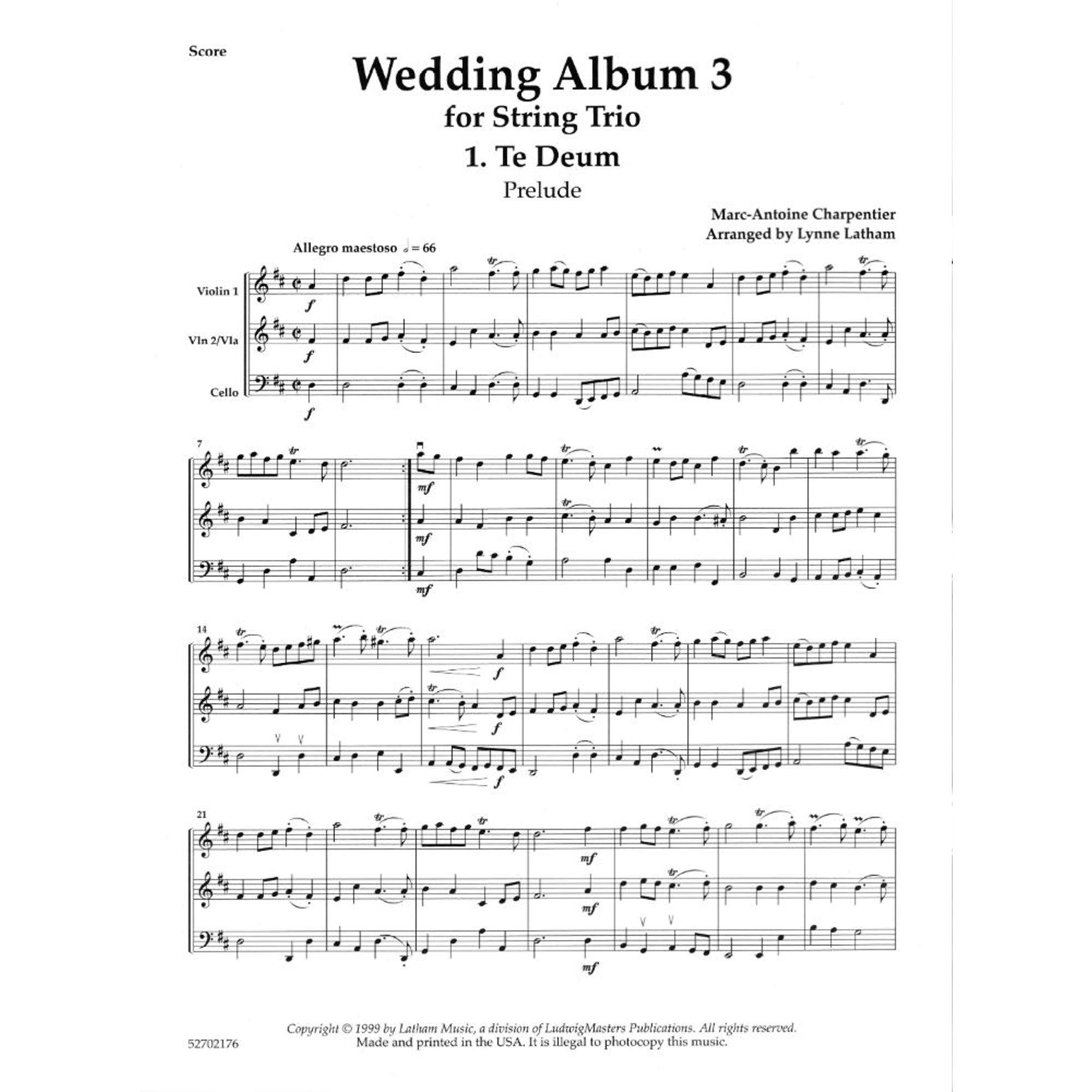 Wedding Album 3: Conductor Score