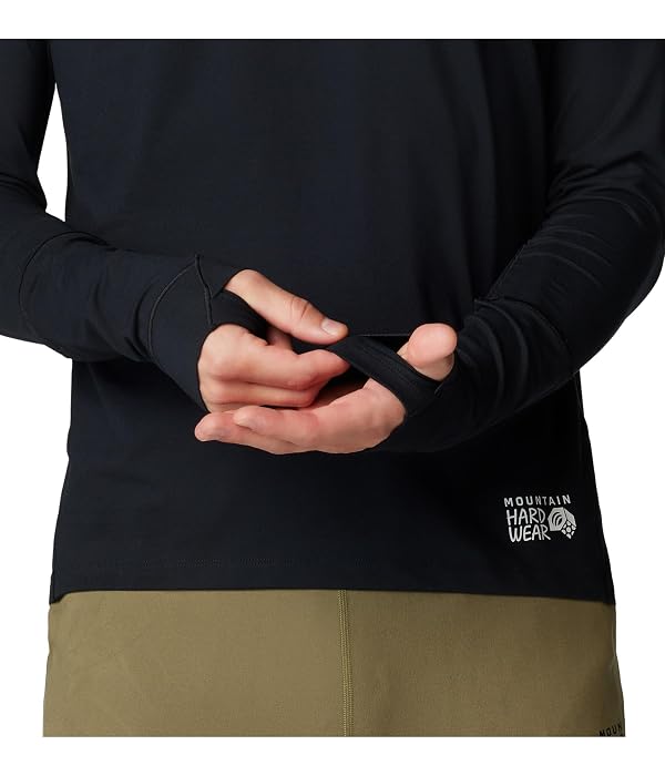 Mountain Hardwear Men's Butter Up Long Sleeve Hoody Black by Mountain Hardwear - Used condition - Image 4