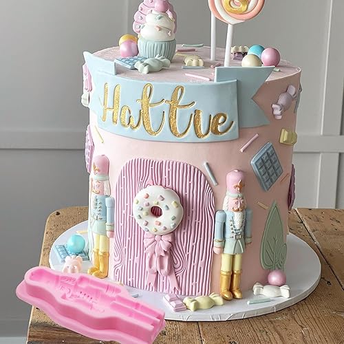 Miniatura 4 de Molde de silicona para soldado cascanueces, adornos de bolas de Navidad, molde de chocolate, decoración de pastel de Navidad, moldes para hornear