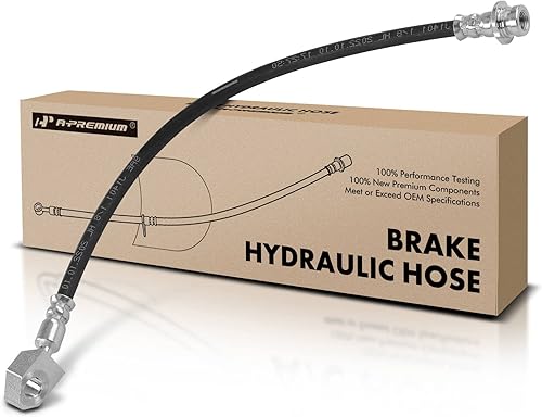 A-Premium Manguera hidráulica de freno delantero compatible con modelos Nissan y Datsun - Pickup 1972-2006, D21 1986-1994, RWD - Reemplazar #