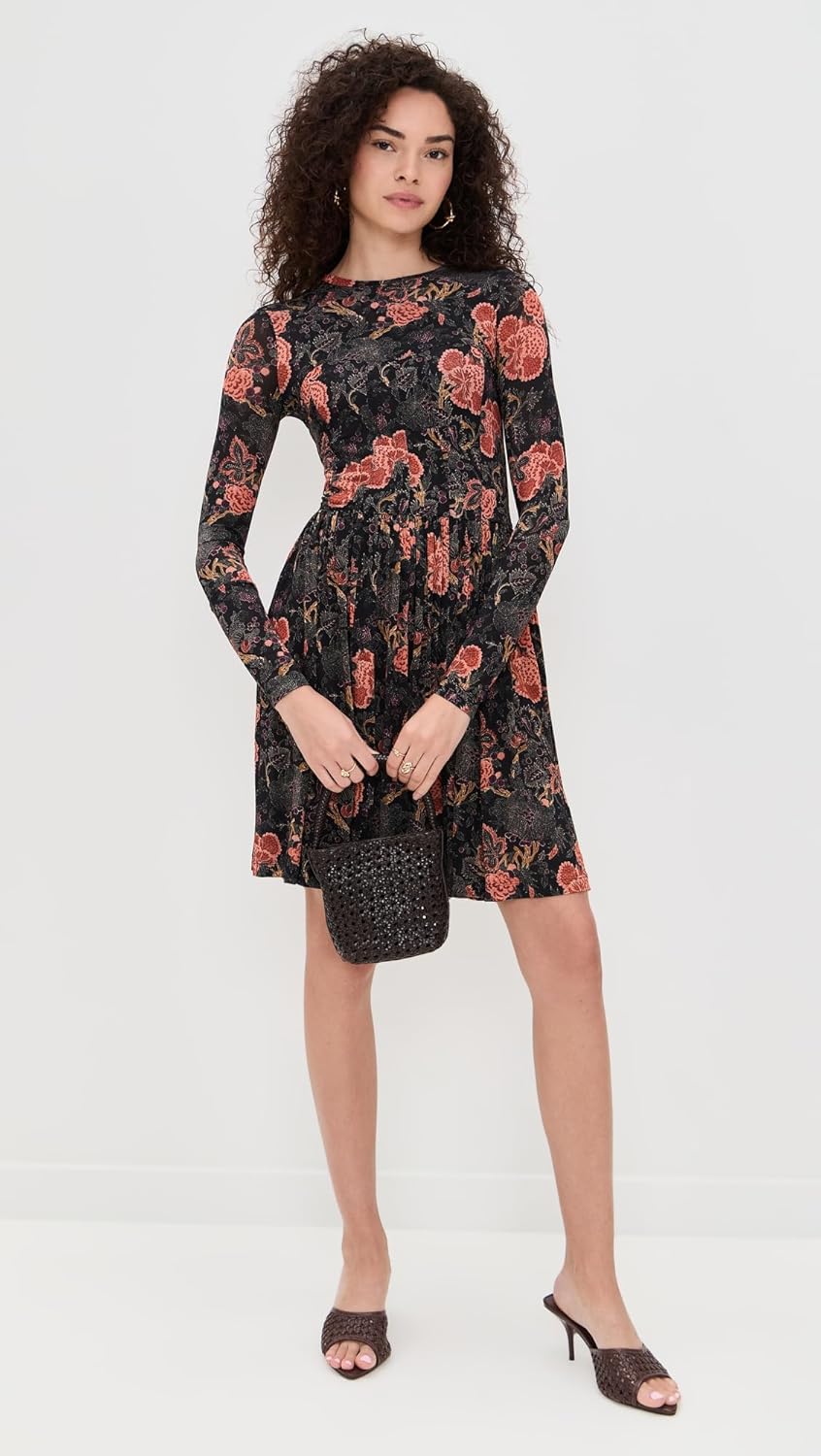 Ulla Johnson Women's Bendetta Jersey Long Sleeve Mini Dress - Image 3