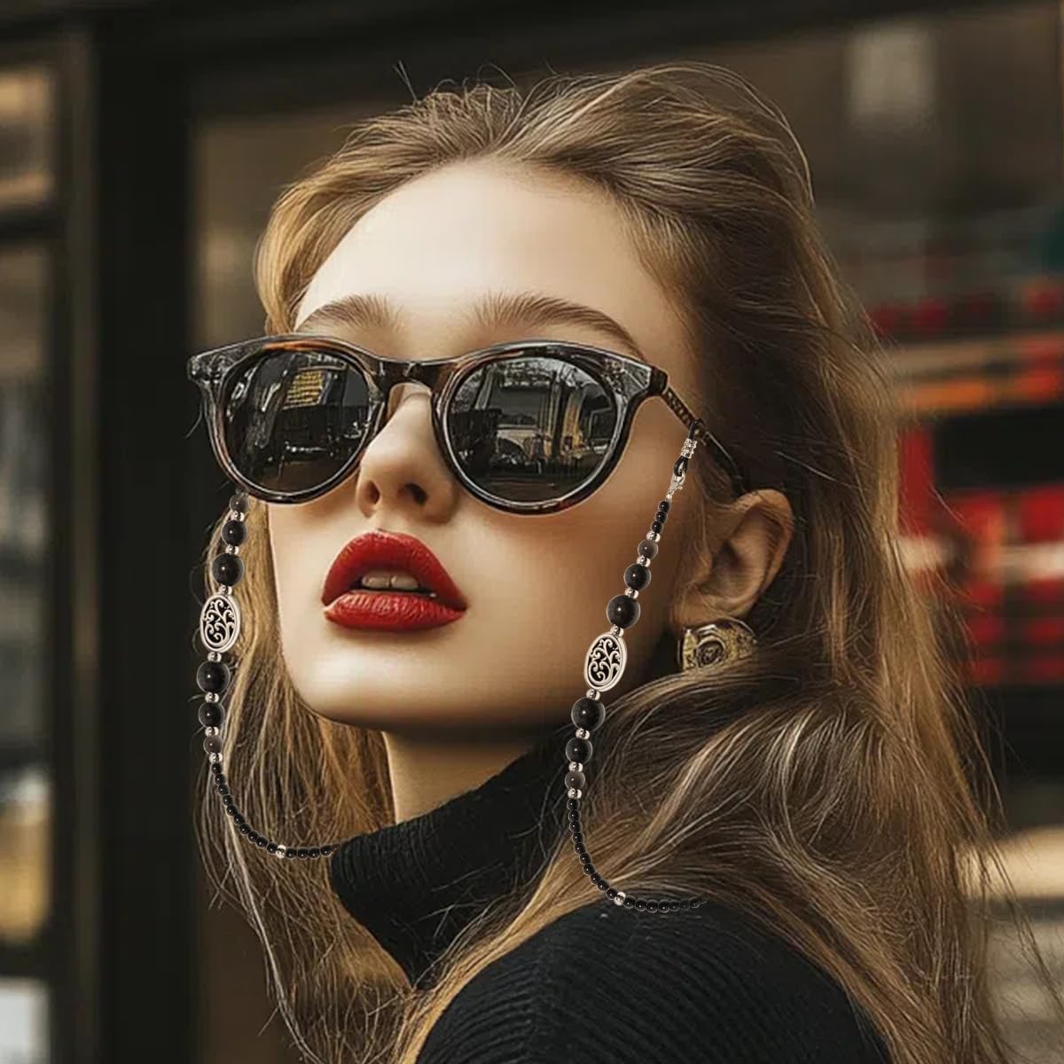 BILIONE Stones Eyeglass Chains,...