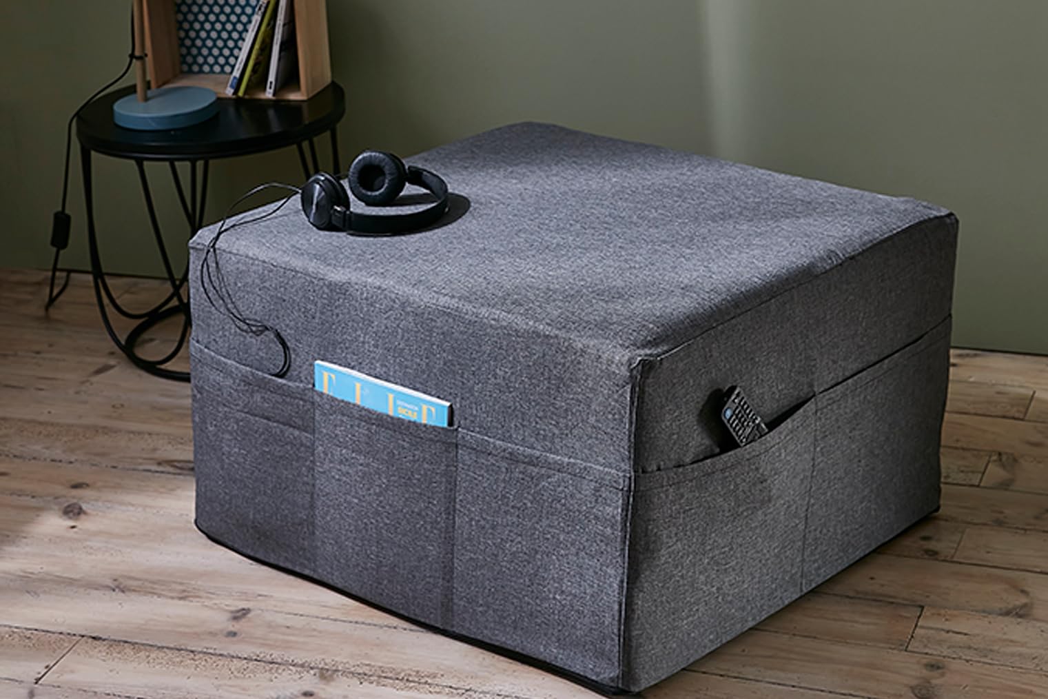Abeil - Chauffeuse - Matelas d'Appoint de Luxe - Mémoire de Forme - Déhoussable et Lavable à 30°C - Certifiée Oeko-Tex - avec Housse
