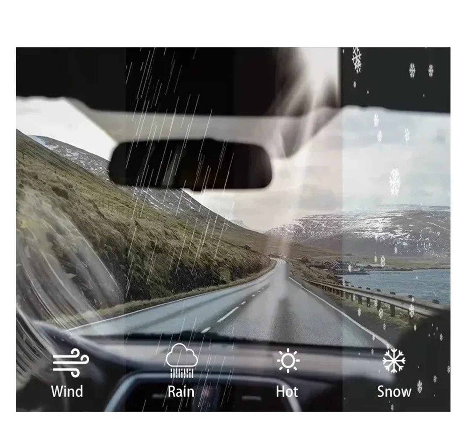 Wycieraczki szyby przedniej 3 szt. pasujące do Yaris XP210 2020 2021 2022 2023 2024 przednie tylne wycieraczki samochodowe szyby przedniej HD Zestaw wycieraczek(LHD)