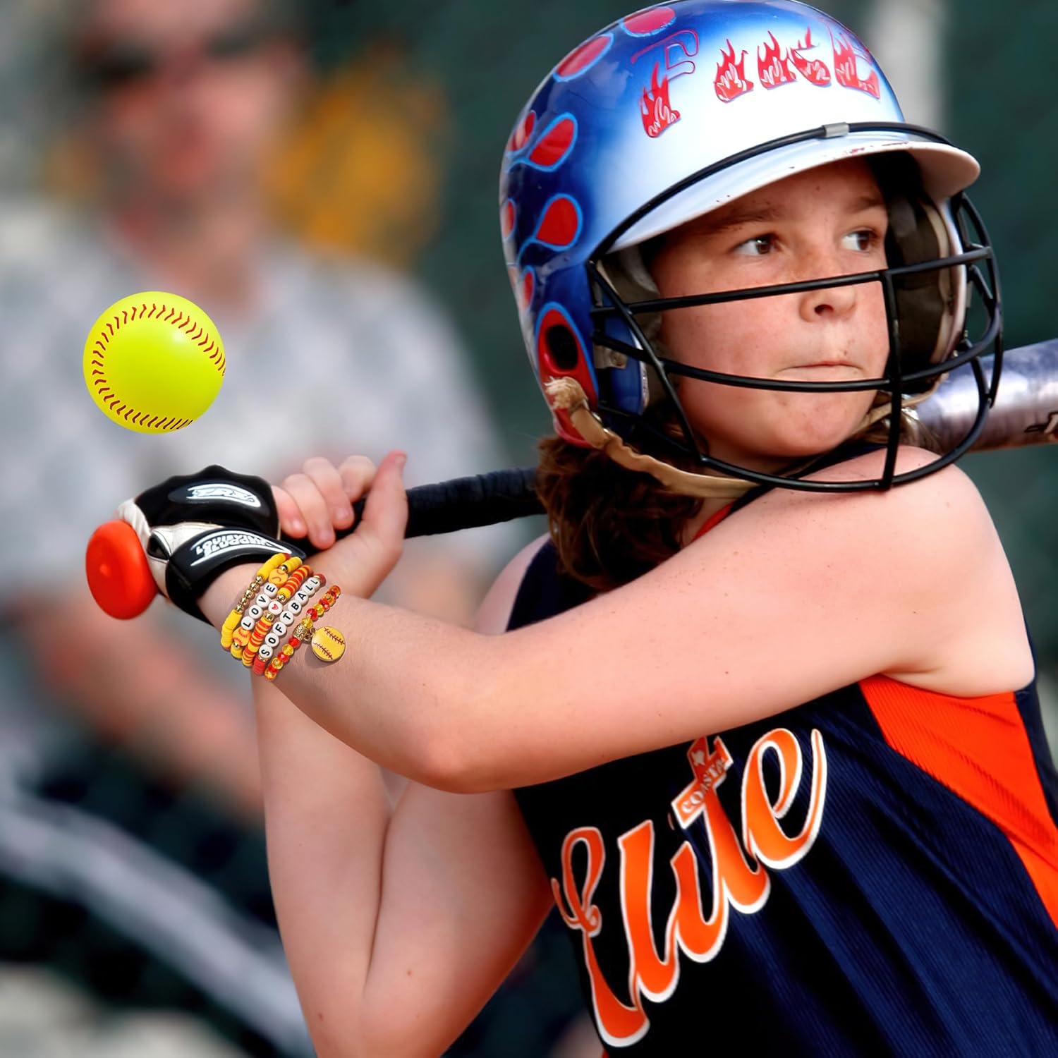 Soccer Softball Gifts for Girls, Game Day Football Bracelets Soccer Softball Bracelet as Sports Team Coaches Fans Gifts, Football Mom Girls Accessories Sport Jewelry as Senior Night Gift - Image 5